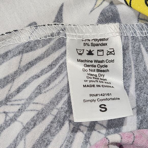 LuLaRoe Jessie Dress Size Small Tropical Floral Vacation Fun Summer Cruise - Picture 6 of 10